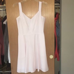 Ann Taylor pink seersucker dress